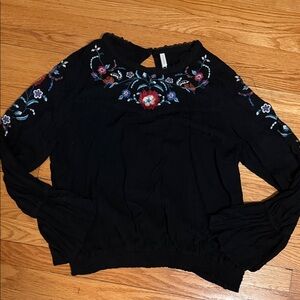 Vintage target xhilaration blouse embroidered sz XL